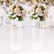 2PCS 39" Clear Acrylic Flower Stand Column Vase Centerpieces Wedding Decoration
